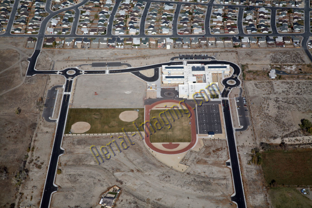 fernley school nv aerial photography image