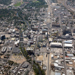 Reno downtown aerial photography image 2007