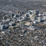 Reno downtown aerial photography image 2008