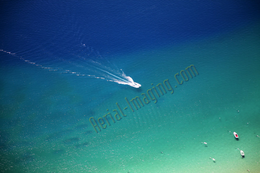 lake tahoe boat aerial photography image