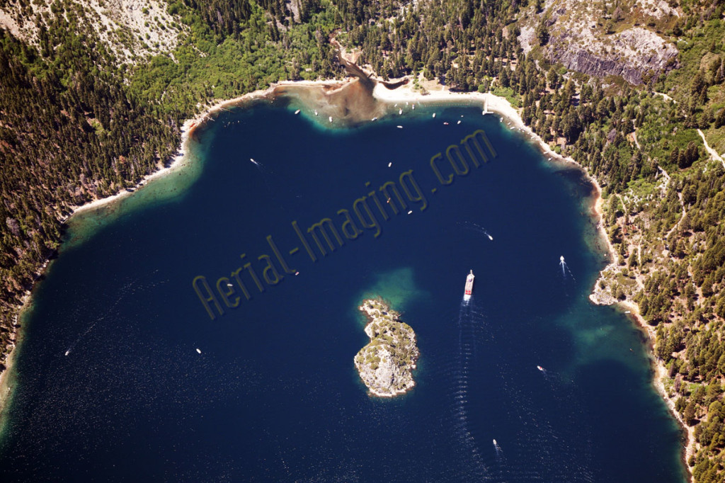 emerald bay tahoe aerial photography image