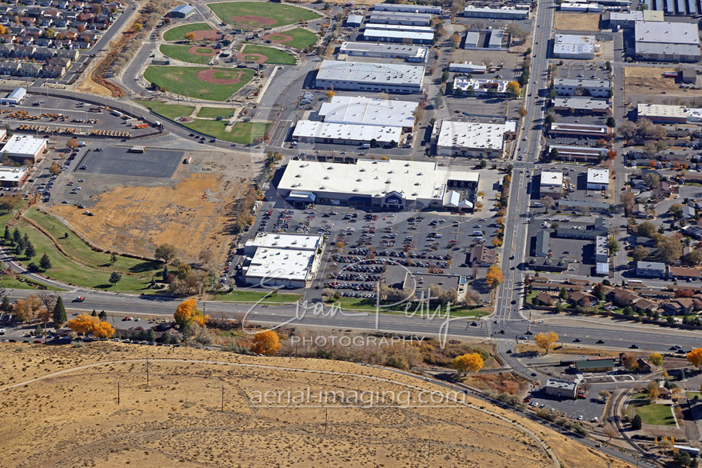 Retail Shopping Aerial View Carson City, NV
