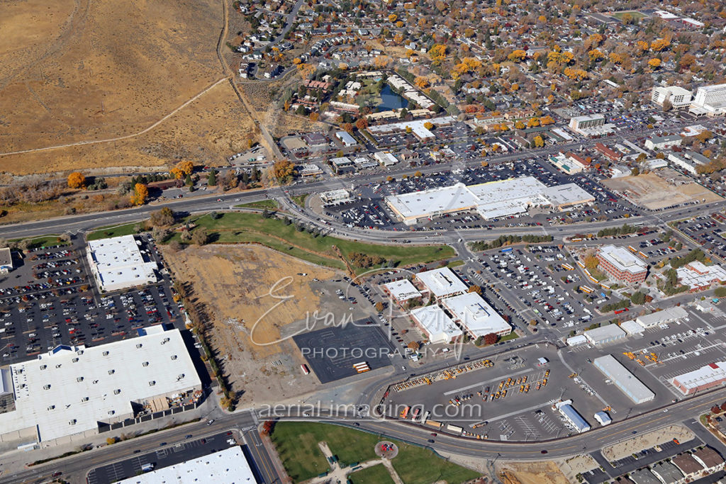 Commercial Retailer Aerial View Carson City, NV