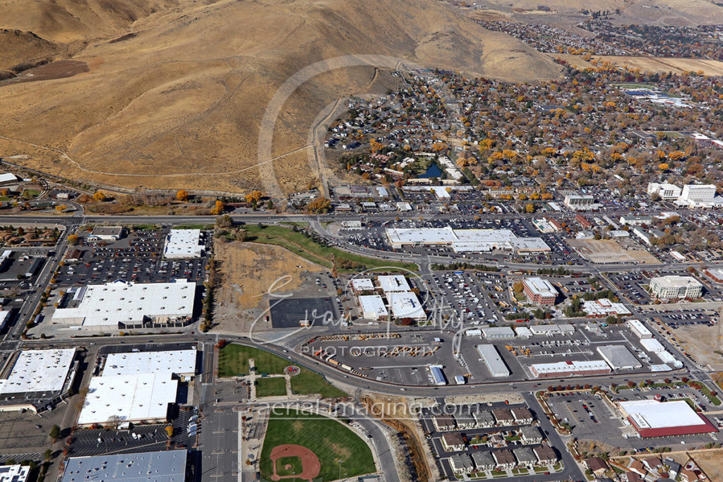 Carson City Downtown Retailers Aerial View