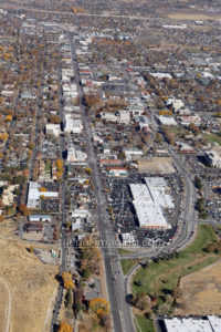 Downtown Carson City Aerial View During Nevada Day Parade
