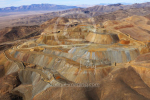 Deposits in Mining Aerial View