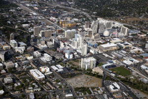 Aerial Shot of Downtown Reno, Nevada 2017 Aerial Photography