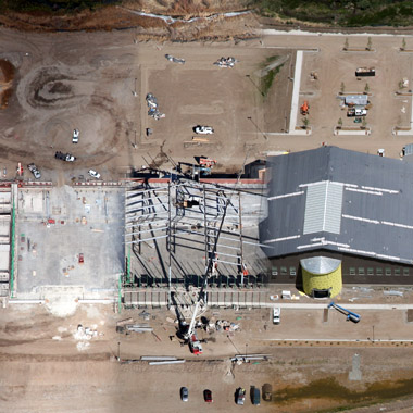Construction Aerial Progression 2014