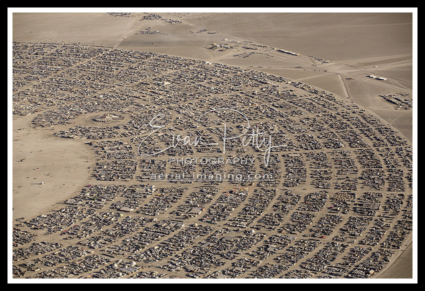 Aerial View Burning Man 2019