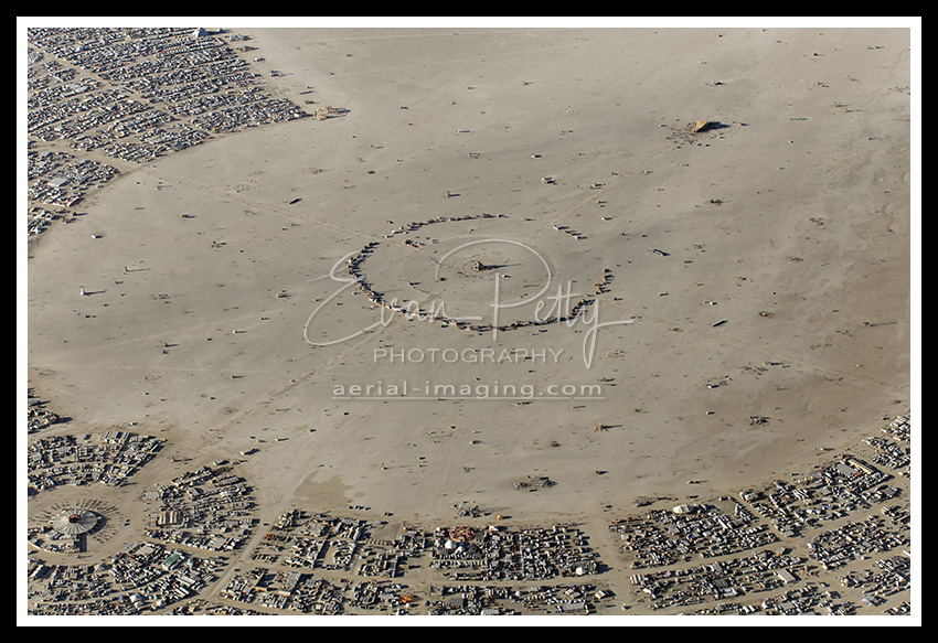 Aerial Print Black Rock Photo Burning Man 2019