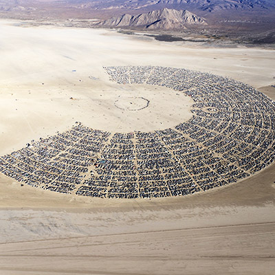 Burning Man Aerials – Black Rock City, Nevada