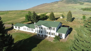 Aerial Nevada Ranch House