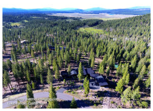 Lake Tahoe Home Aerial View