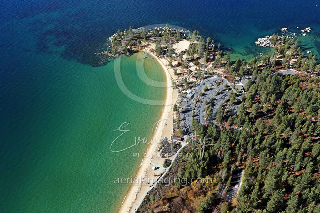 Sand Harbor Aerial Photography in Tahoe