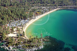 Beautiful Sand Harbor Aerial View