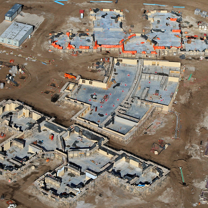 Northern NV State Veterans Home Construction Aerial Update 2017-2018