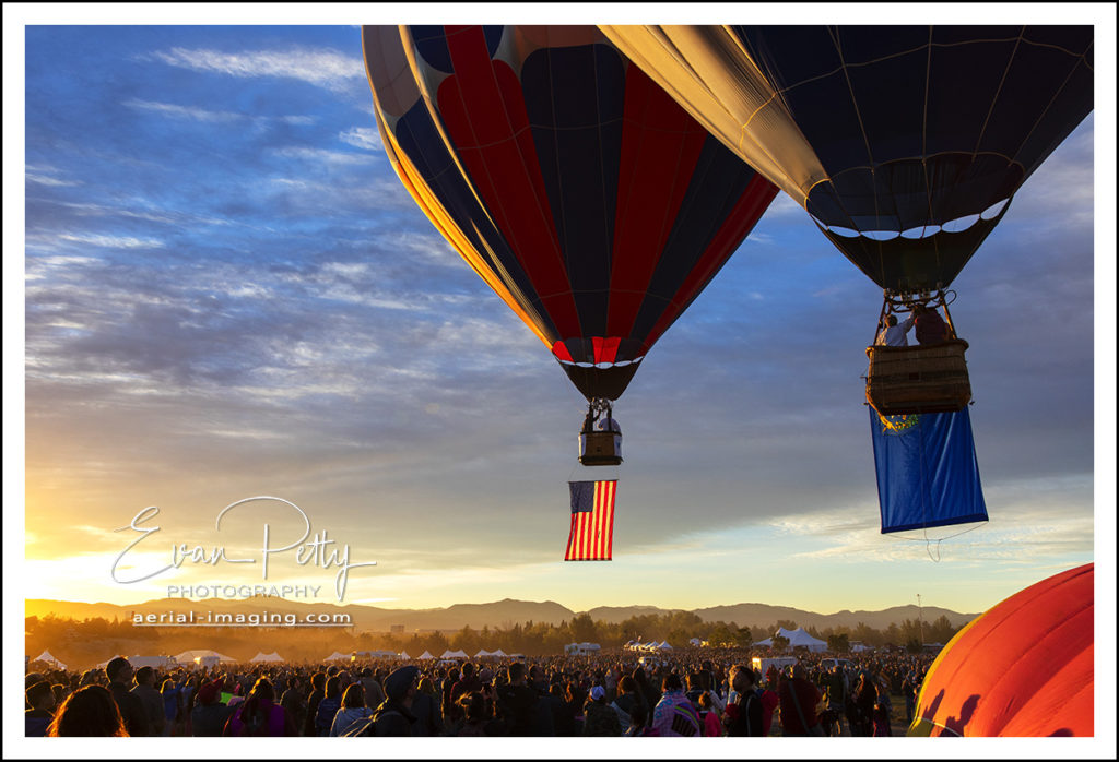 US Flag Reno Balloon Race 2018