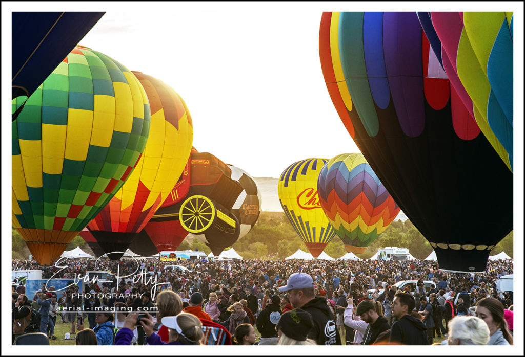 People and Balloon Reno Balloon Race 2018