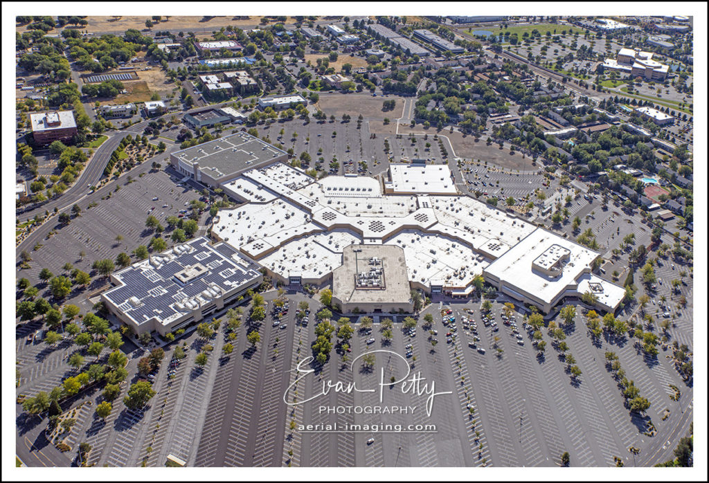 Meadowood Mall aerial view in Reno, Nevada