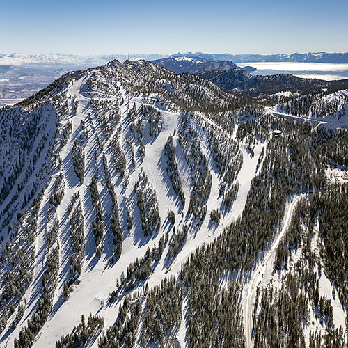 Mt Rose Aerial Views Ski Season 2022