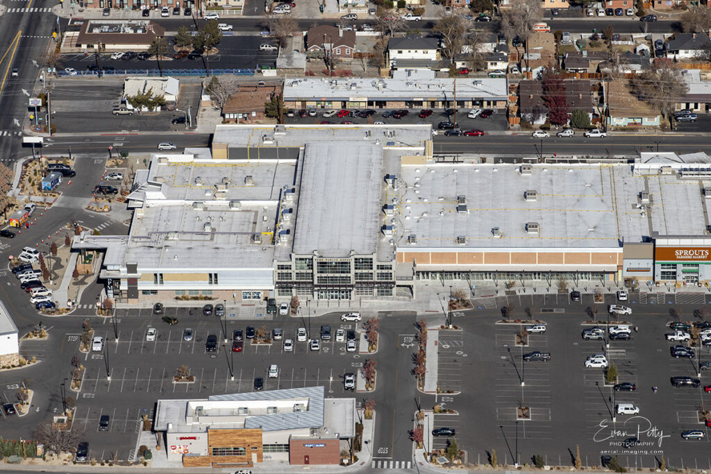 Aerial View Reno Public Market