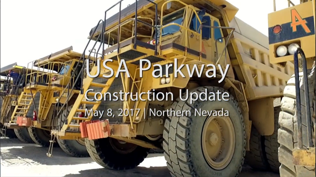 Drone Video Construction USA Parkway Nevada