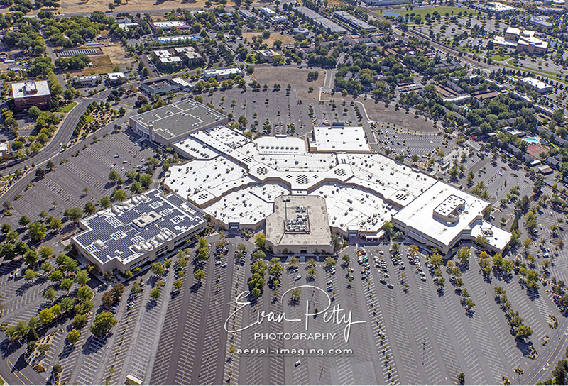 Meadowood Mall in Reno, NV aerial view