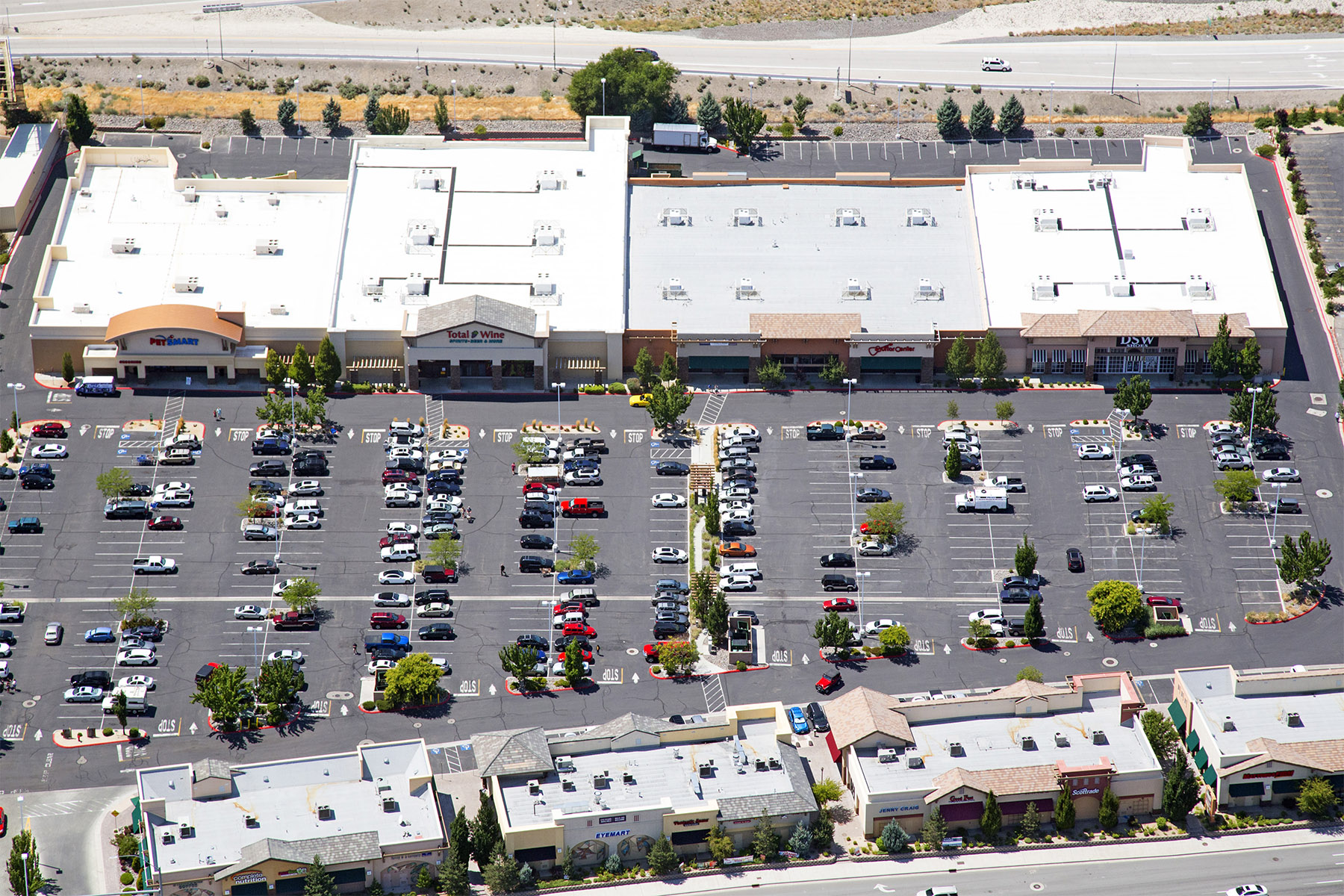 drone aerial shopping center photographer