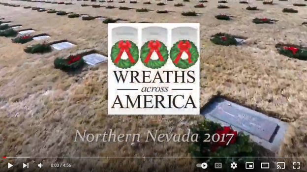 Drone Video Wreaths Across America Nevada 2017