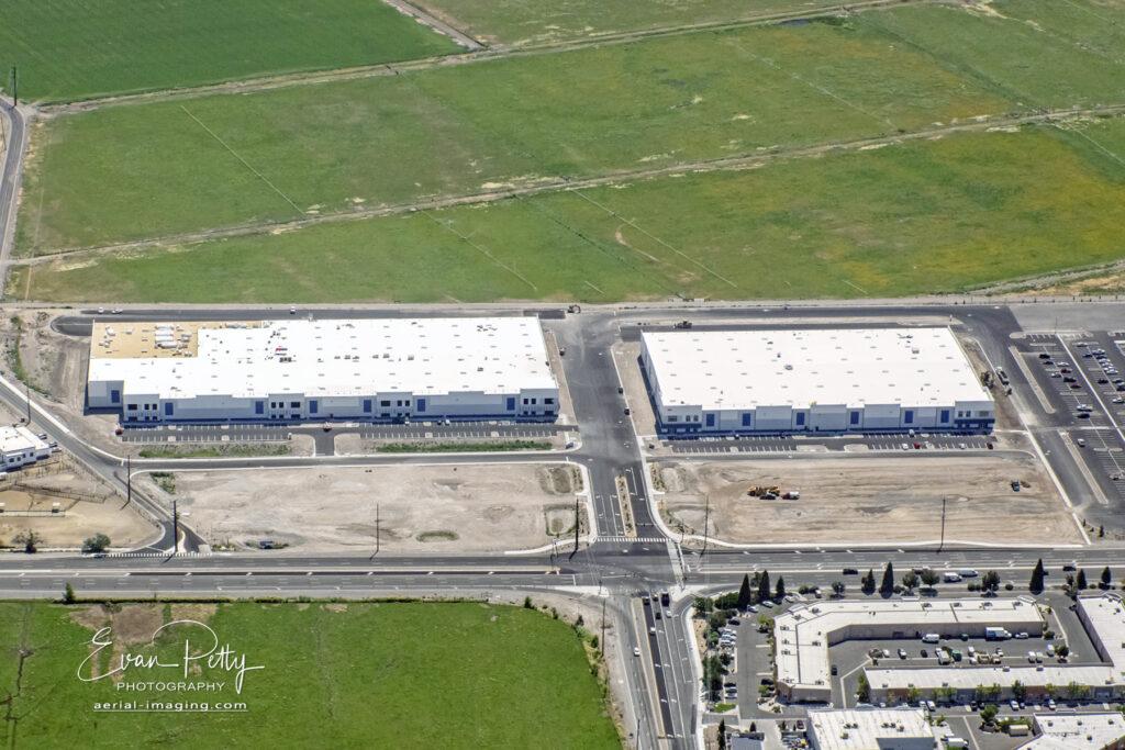 Aerial View Sparks Warehouse Buildings 