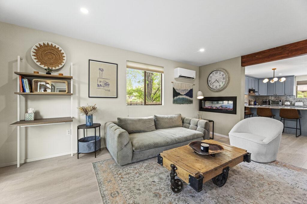 Airbnb Real Estate Living Room Photoshoot