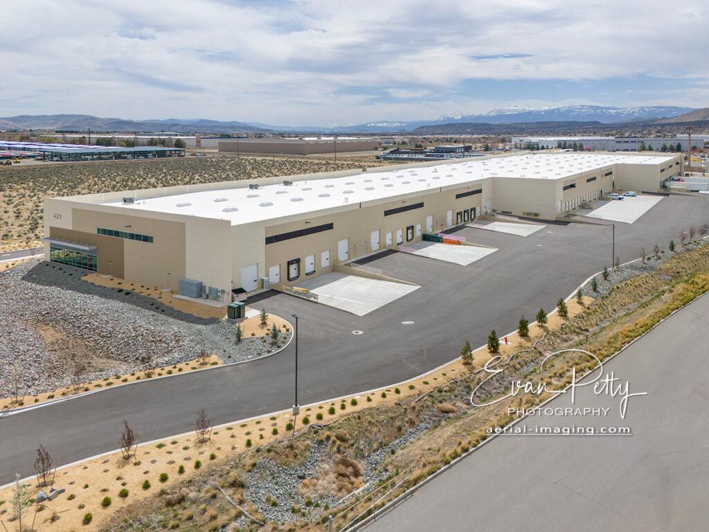 Drone View of Office Building