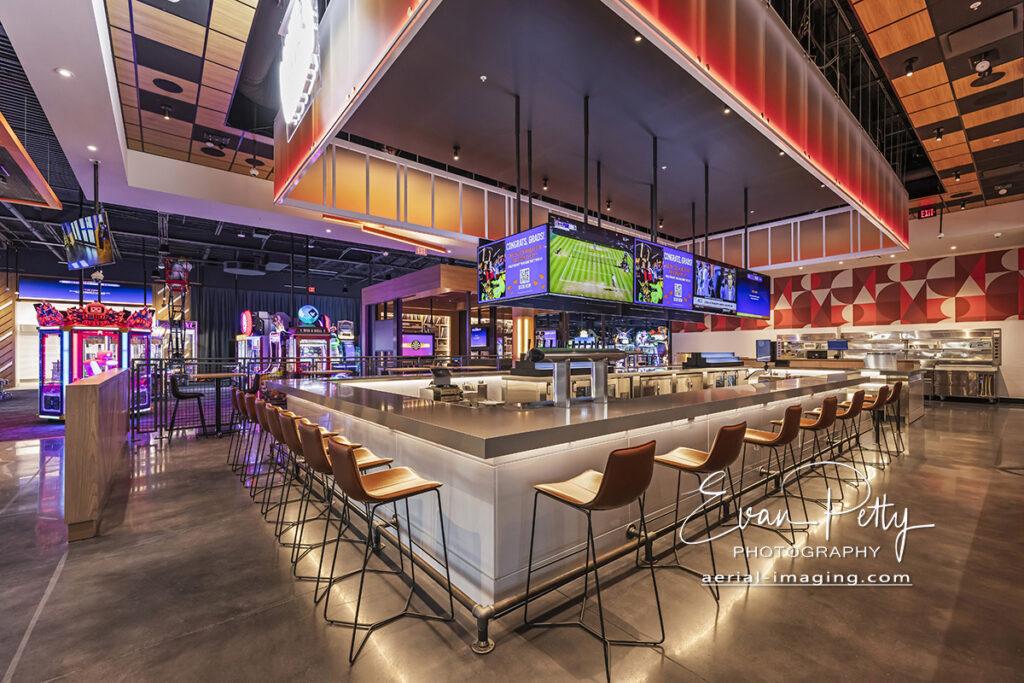 Interior Photography Dave & Busters Reno, NV