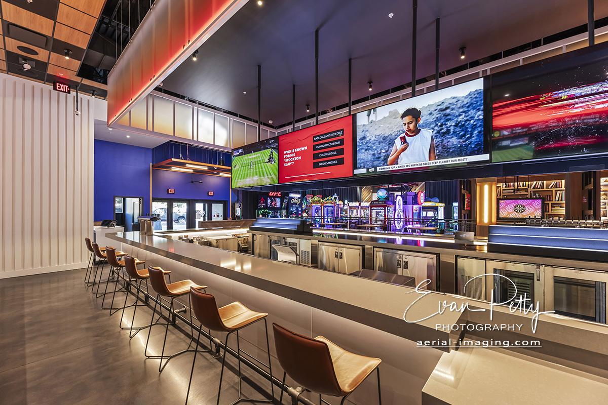 Interior Photography Dave & Busters Reno, NV