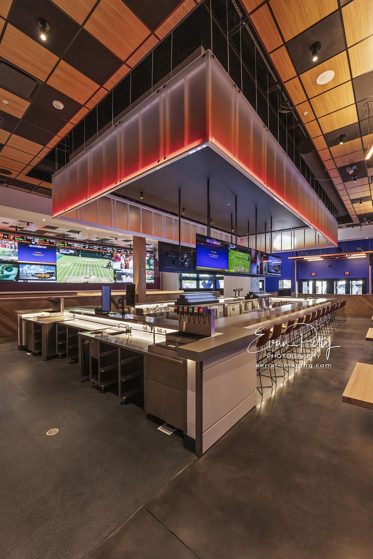 Interior Photoshoot Photography Dave & Busters Reno, NV