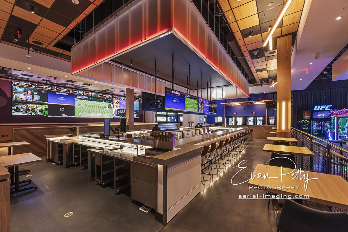 Interior Photography Dave & Busters Reno, NV