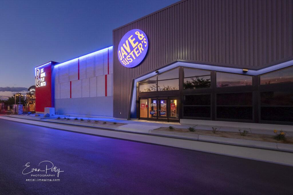 Dusk Photoshoot Photography Dave & Busters Reno, NV
