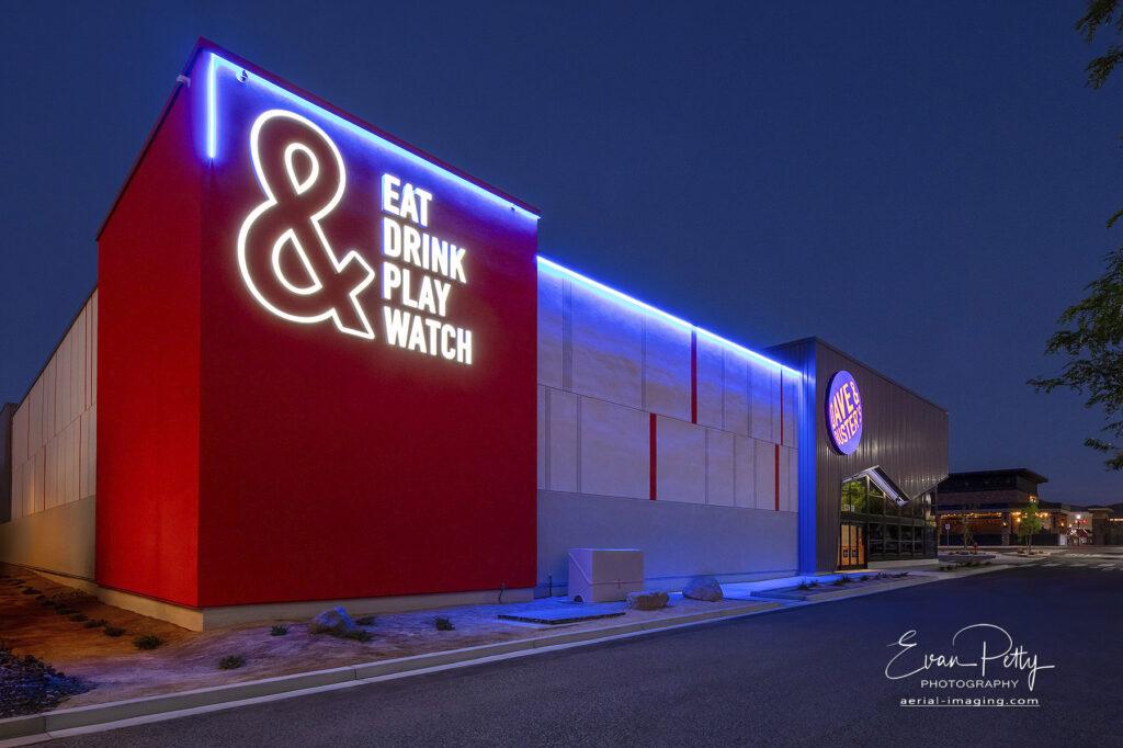 Dusk Photoshoot Photography Dave & Busters Reno, NV