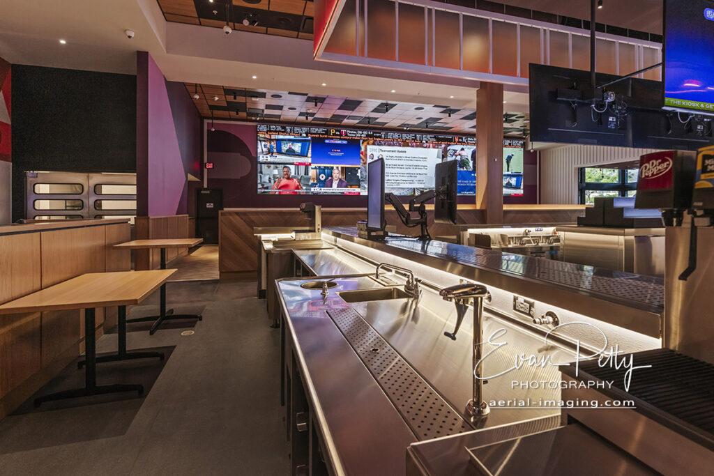 Interior Photoshoot Photography Dave & Busters Reno, NV