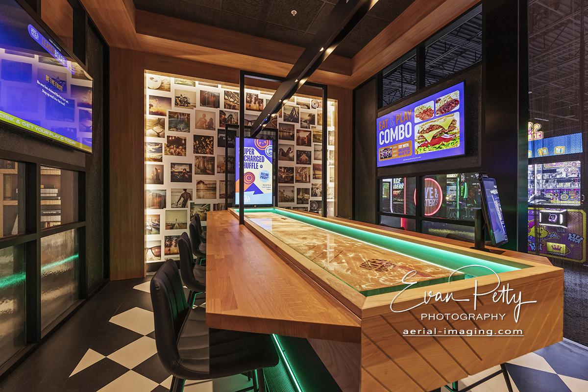 Interior Photoshoot Photography Dave & Busters Reno, NV