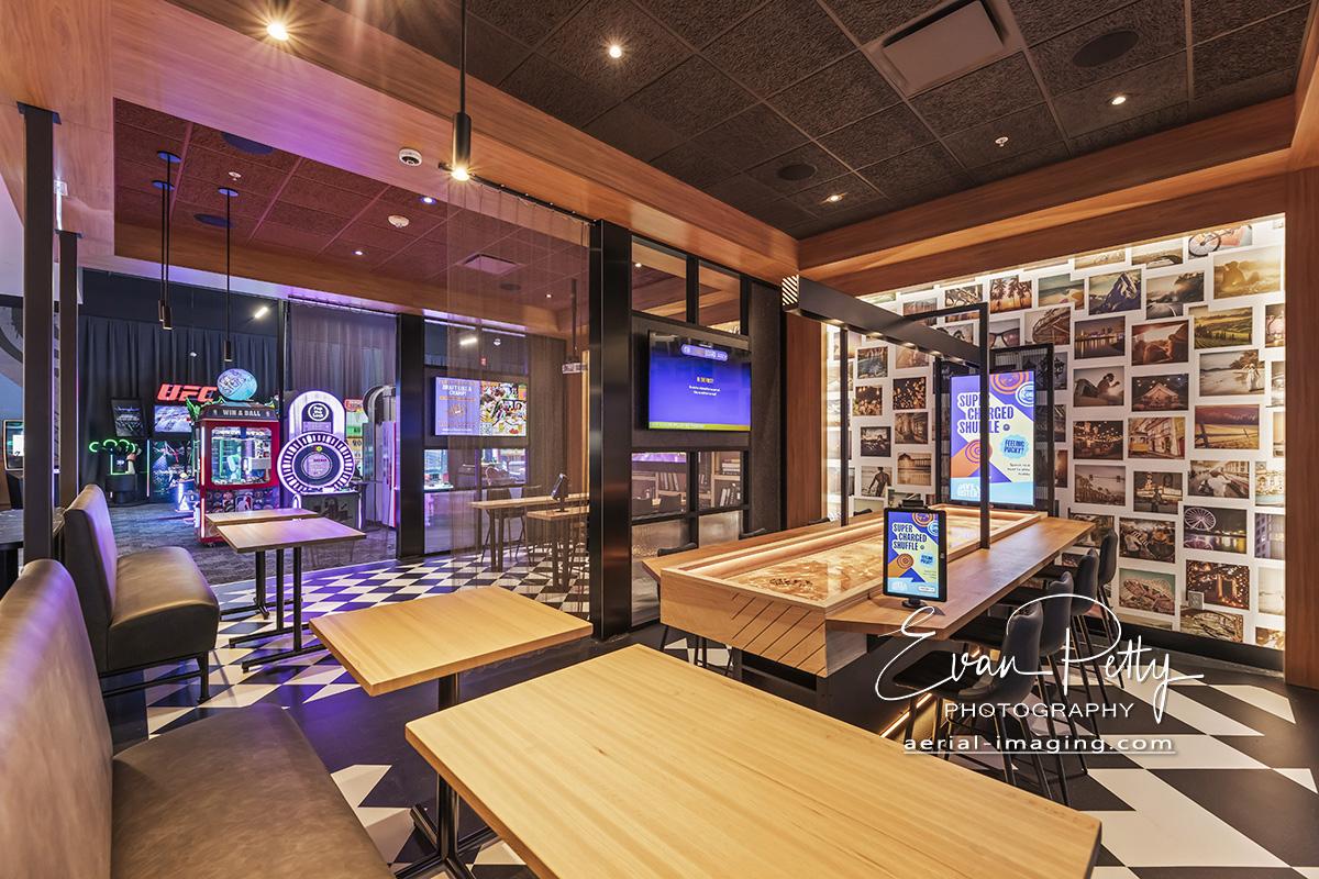 Interior Photoshoot Photography Dave & Busters Reno, NV