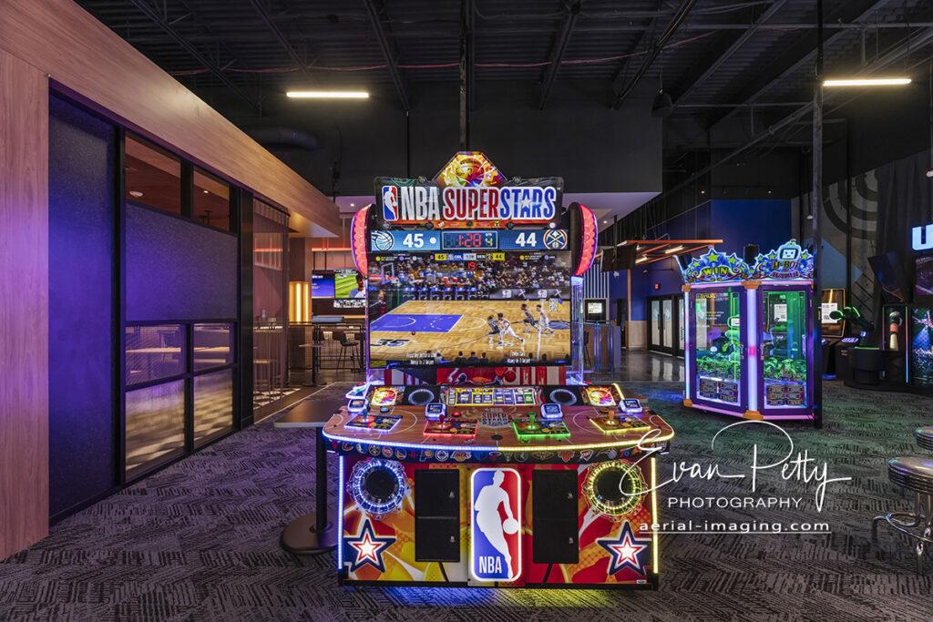 Interior Photoshoot Photography Dave & Busters Reno, NV