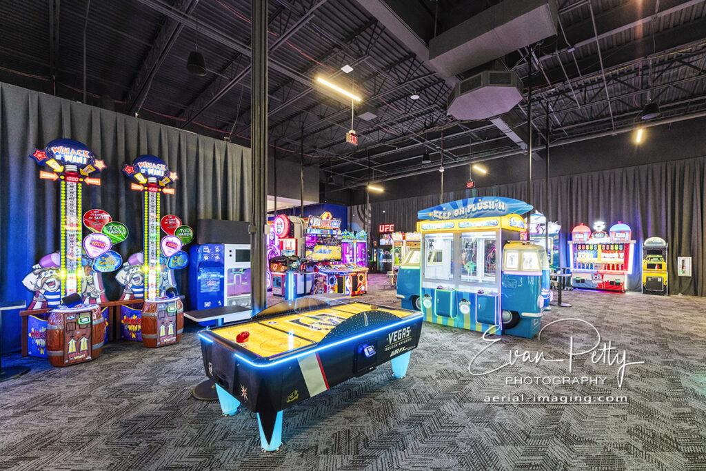 Interior Photoshoot Photography Dave & Busters Reno, NV