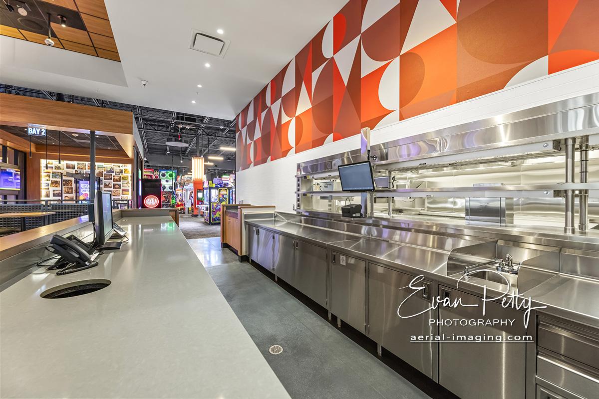 Interior Photoshoot Photography Dave & Busters Reno, NV