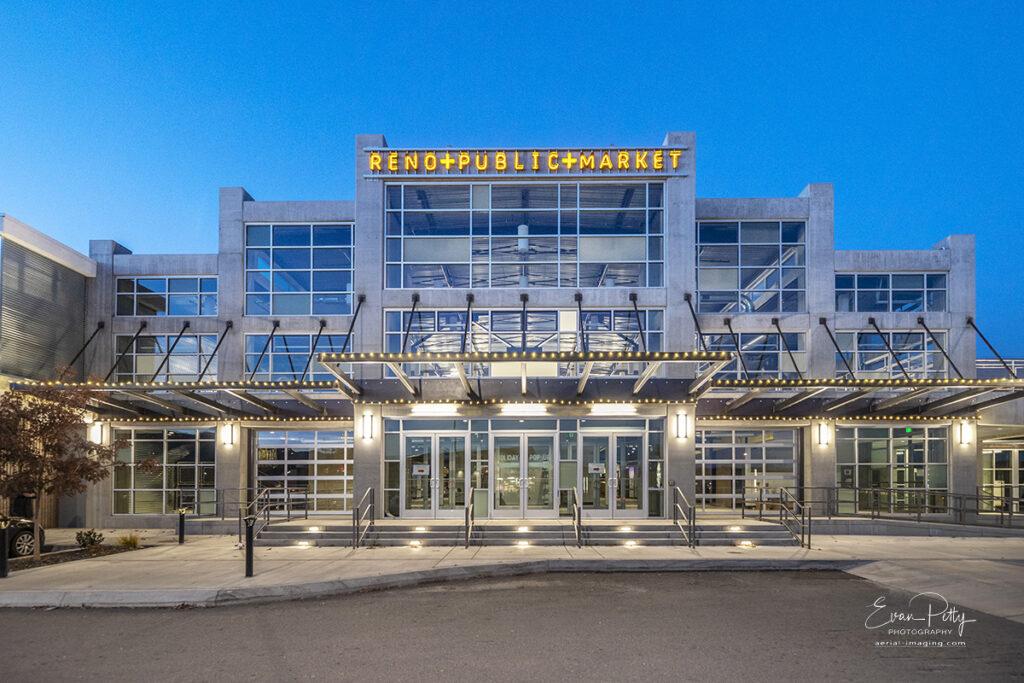 Reno Public Market Dusk Photography