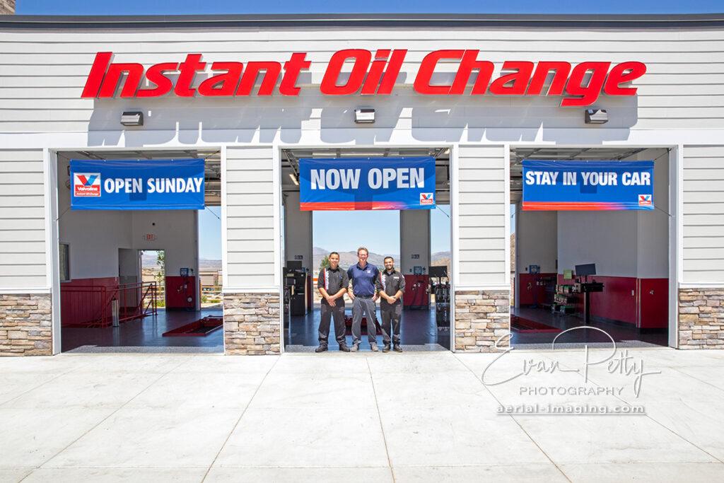 Valvoline Exterior Photoshoot in Reno, NV