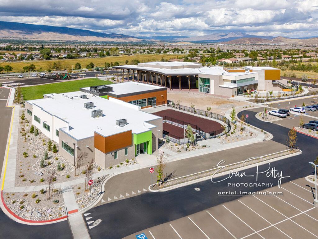 Life Church Completed Construction Drone View