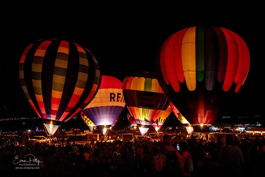 Balloons at the Great Reno Balloon Race 2025