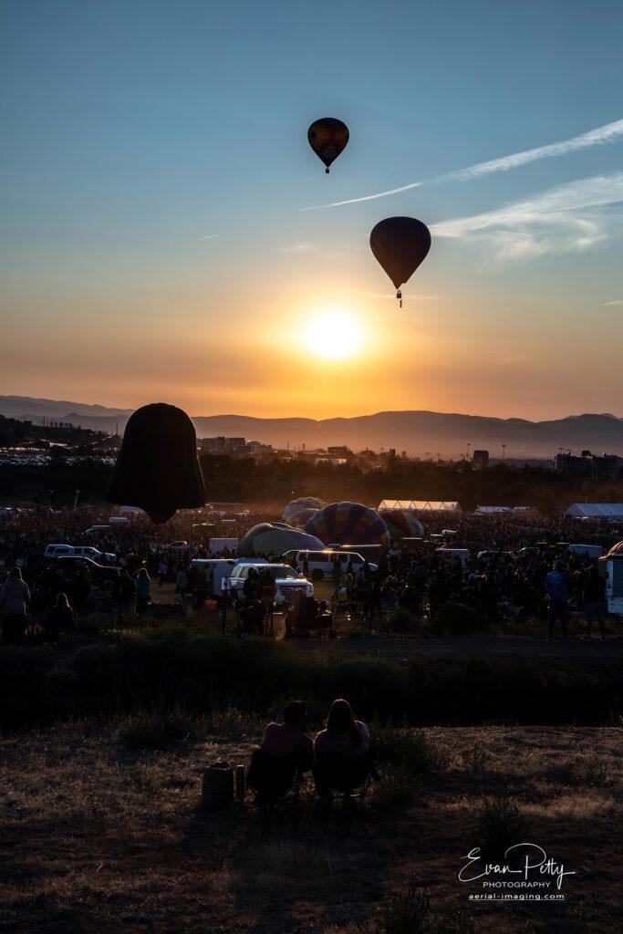Balloons at the Great Reno Balloon Race 2025