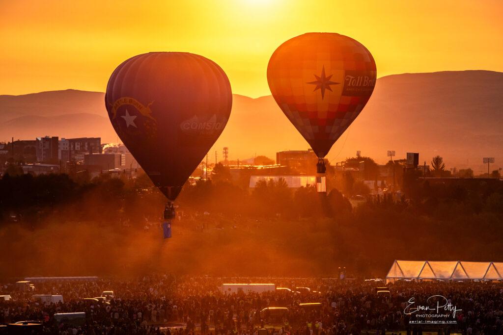 Balloons at the Great Reno Balloon Race 2025